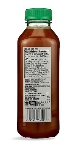 Miniatura 3 de WHOLE FOODS MARKET Jugo de manzana Honeycrisp orgánico, 16 FZ
