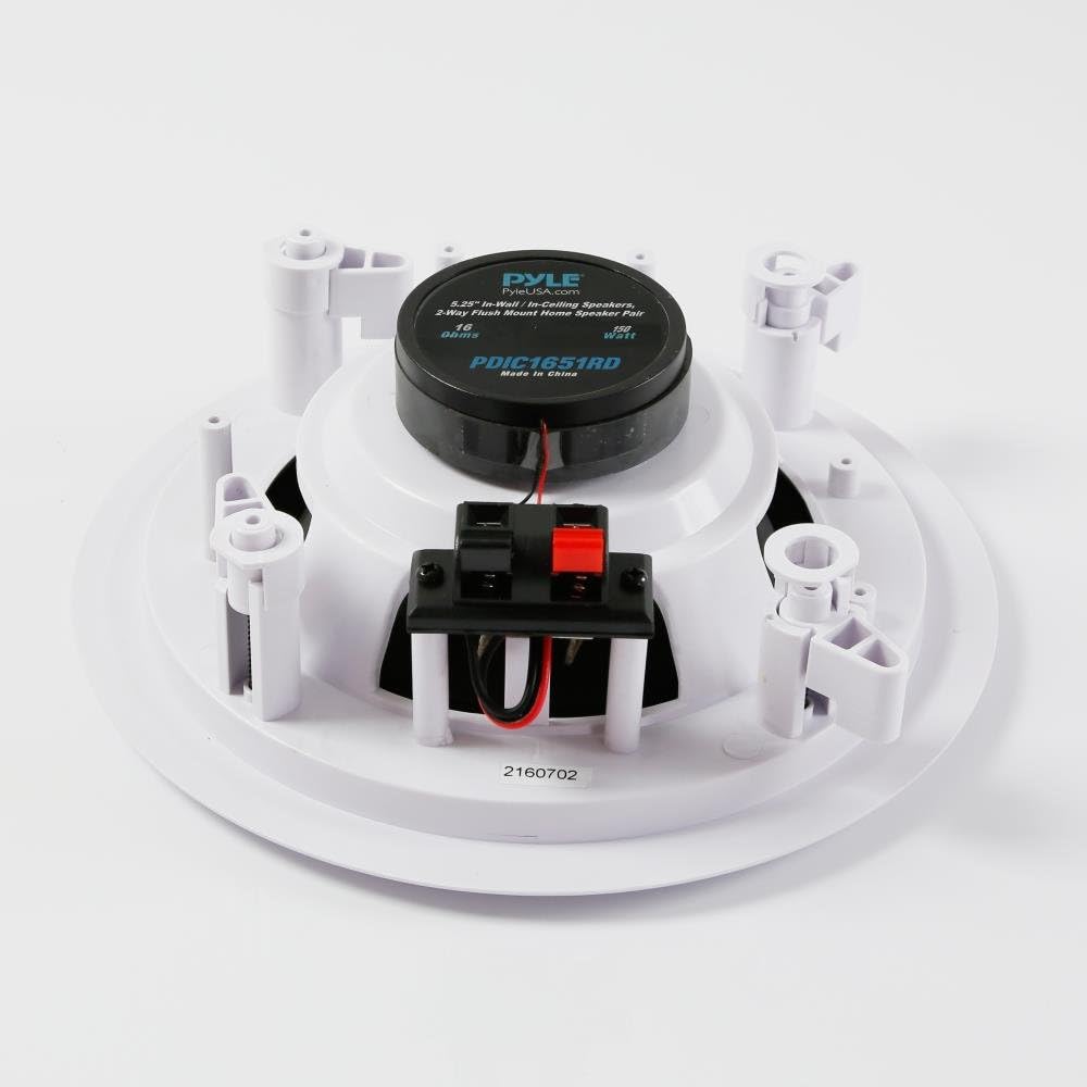 Flаѕh Dеаlѕ - 80% оƒƒ Pyle Pair 5.25” Flush Mount in-Wall in-Ceiling 2-Way Home Speaker System Spring Loaded Quick Connections Dual Polypropylene Cone Polymer Tweeter Stereo Sound 150 Watts (PDIC1651RD) White Lіmіtеd Dіѕсоunt Pyle Pair 5.25” Flush Mount in-Wall in-Ceiling 2-Way Home Speaker System Spring Loaded Quick Connections Dual Polypropylene Cone Polymer Tweeter Stereo Sound 150 Watts (PDIC1651RD) White