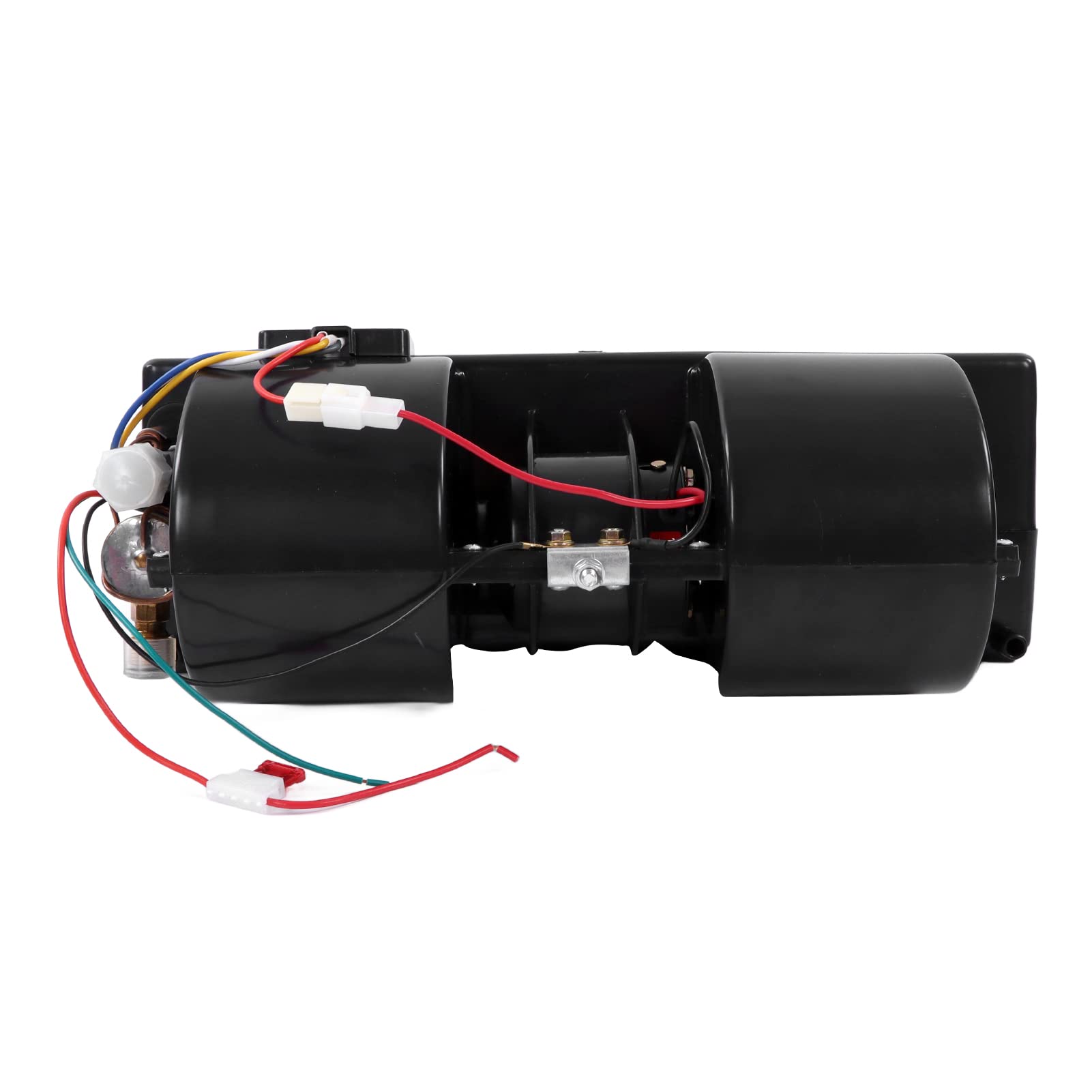 Evaporador De Aire Acondicionado 12V Universal Para Bajo Tablero Con Flujo De Aire De 3 Velocidades Y Conexiones De Manguera Ideal Para Autos Clásicos Y Maquinaria Pesada