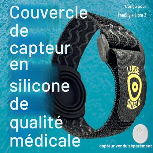 Brassard Libre Shield 3 coque de protection maximale pour capteur de glycémie