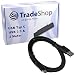 Produktbild Trade-Shop Universal USB 3.1 Typ C Type C auf USB 3.0 Stecker A Ladekabel Datenkabel mit Schutz-Ummantelung bis zu 3 Meter Länge für Sony Xperia X Compact XA1 XZ XZ Premium XZs