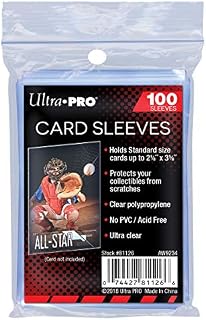 1000 Ultra Pro Soft Sleeves - 10 Packs - Ultra Clear - 3 x 4