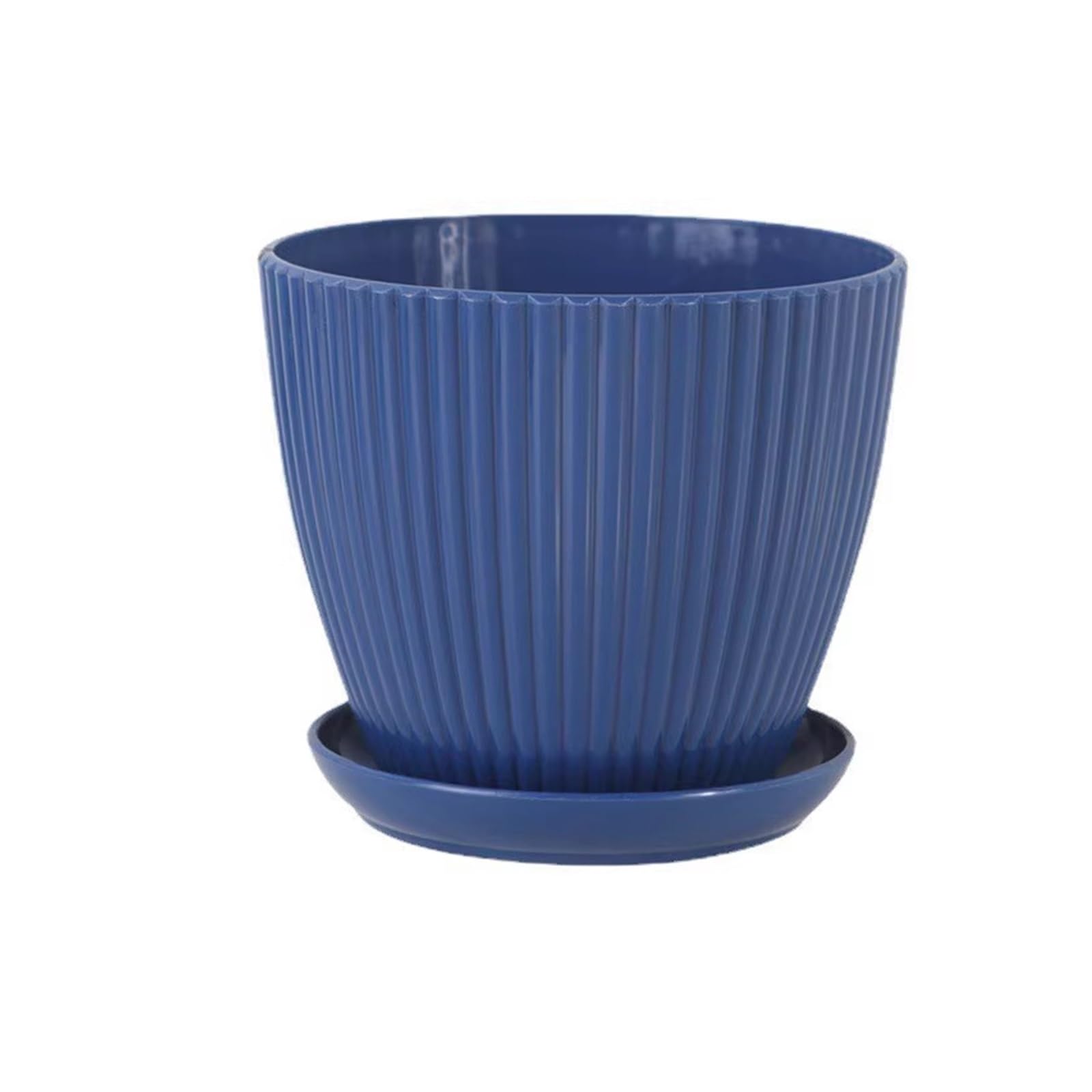 Lkvent Plant Pots with Tray Round Plastic Flower Pots plant pots
