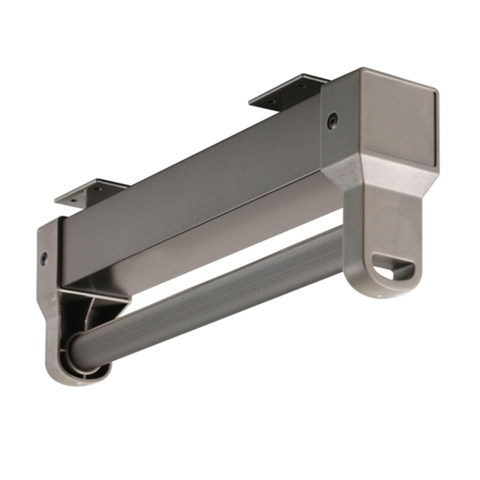 Appendiabiti estraibile per pantaloni, organizer per armadio regolabile da 25 a 50 cm, robusto appendiabiti per pantaloni per riporre i pantaloni nell'armadio, capacità di carico 25 kg, soluzione sal