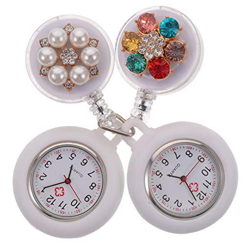 Obuyke 4 Peças Relógio De Bolso Para Enfermeira Em Forma De Enfermeira Universal Relógio De Enfermei