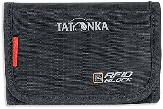 Tatonka Portfel Folder RFID B - portfel z blokadą RFID - certyfikat TÜV - czarny - 9 x 12 x 2 cm