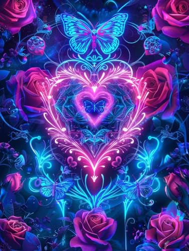 Peinture Diamant Roses 5D pour une Déco Murale Romantique et Cosy