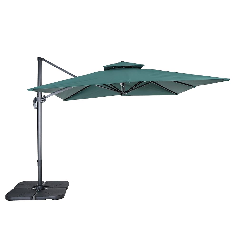 Amazon.co.jp: パラソル ガーデンパラソル 大型 300cm 2層 UVカット 撥