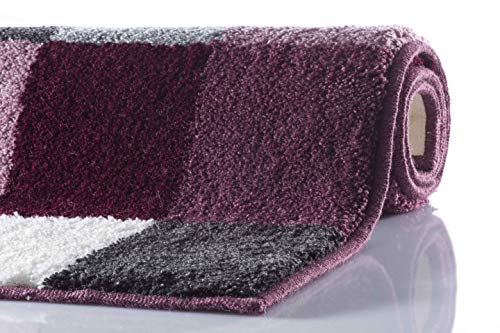 Grund bath rug, ultra soft and absorbent, anti slip, BONA, 70x120 cm, berry
