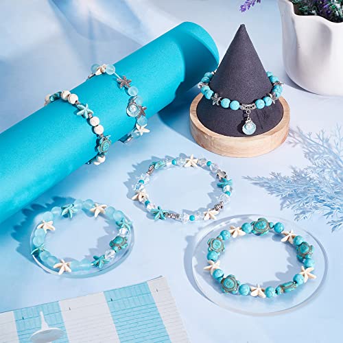 Cuentas de tortuga turquesa para pulseras estilo bohemio 5