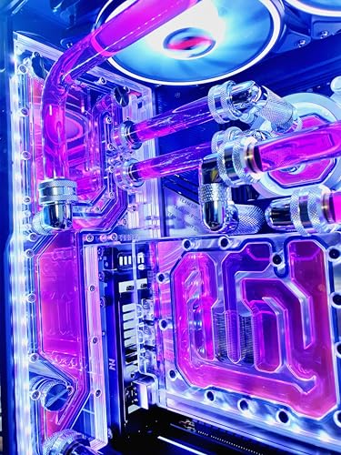 VIXIA High End Custom Watercooled Gaming PC - Intel Core i9 14900K 6.0GHz - GeForce RTX 4090 DDR6X 24GB - DDR5 64GB 6000MHz - PCIe4.0 M.2 NVME 2TB - Dual Cooling - VXD-120B2 Purple - Image 6