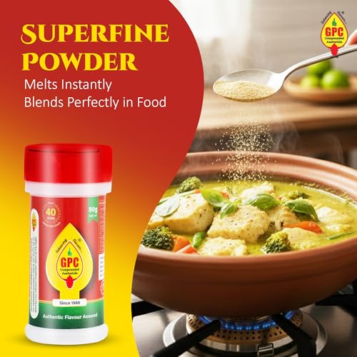 Image of GPC Compounded Special Asafoetida /Hing Powder Pack of 2 - 2 x 50g | Superfine Strong Asafoetida Blend Heeng /Perungayam /Kayam | Antioxidant-Rich Digestive & Aromatic Spice