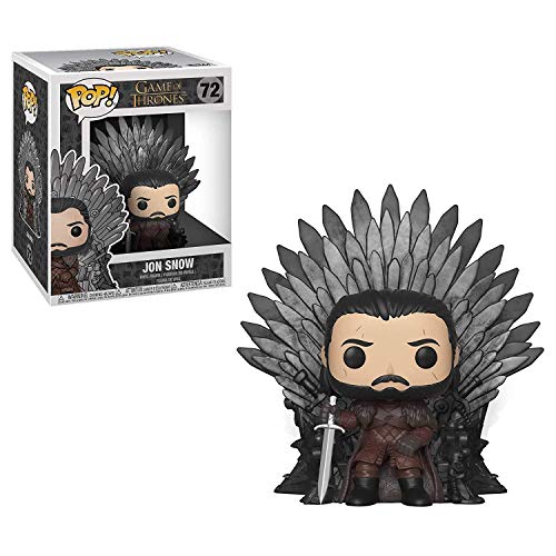 Funko Pop! Deluxe: Game of Thrones S10: Jon Snow Sitting on Iron Throne