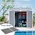 Shaical 8x6 ft Outdoor Resin Storage Shed with Floor and 2 Windows, Waterproof Lockable Door Outdoor Plastic Storage Sheds for Garden Tools, Patio Furniture, Bike Accessories, Lawn Mower