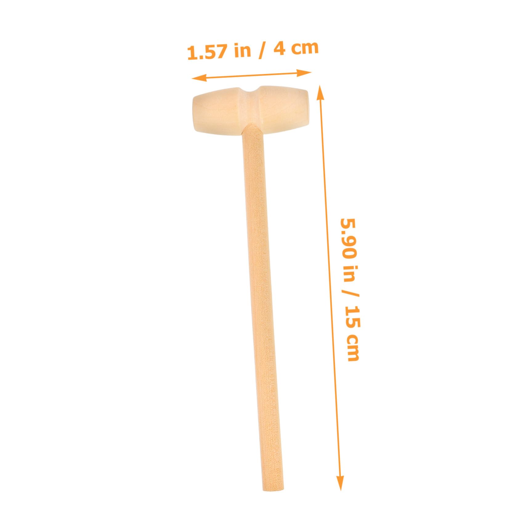 Yardwe 12pcs Boys and Girls Mallet Hammer Toy Wooden Mini Hammers for Toddlers Gavel Toy Hand Eye Coordination Development