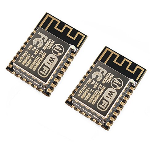Gowoops 2 Pcs Of Esp8266 Esp-12F Wifi Serial Module Board For Arduino, Wireless Transceiver Remote Port Network Development Board #TOP13