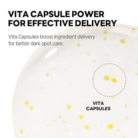 ROUND LAB Vita Niacinamide Dark Spot Serum 1.01 Fl Oz, Radiance-Boosting and Dark Spot Correcting Face Serum with Vitamin C, Improves Uneven Skin Tone, and Enhances Skin Clarity, Korean Skincare