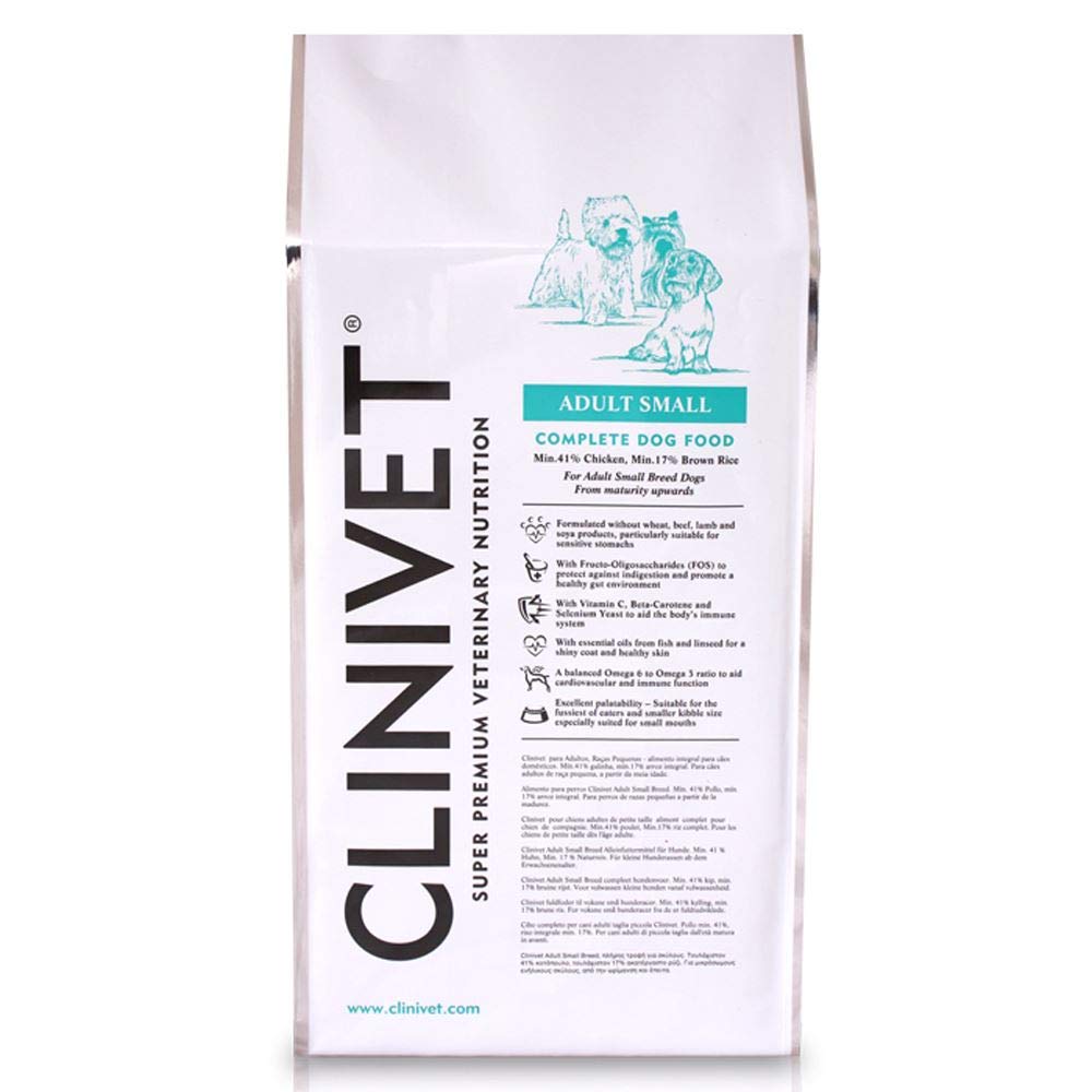 Adult Small Breed Super Premium Natural Hypoallergenic Complete Dry Dog Food - Rich in Protein and Vitamins, 12kg