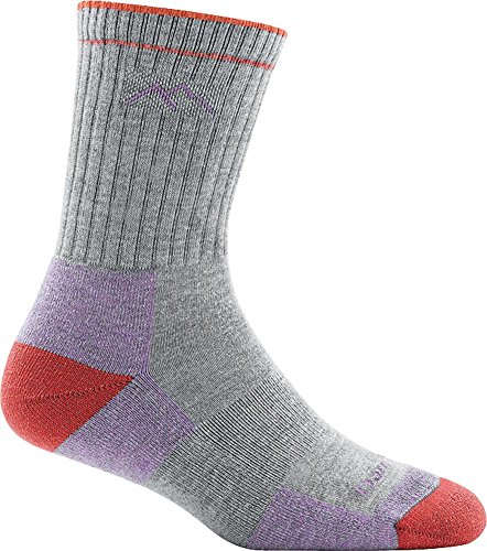 Darn Tough Coolmax Micro Crew Cushion Sock - Women's Light Gray Large