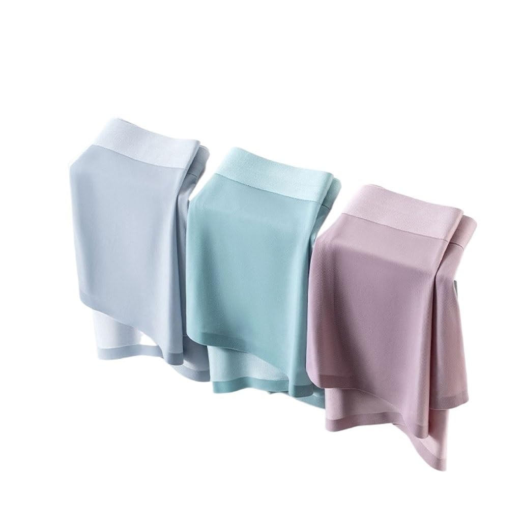 Sous-vêtements en soie glacée respirants et confortables taille moyenne 3XL pour l'été