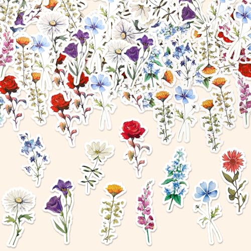 Image of Whaline 300 Pcs Wildflower Table Confetti Spring Summer Floral Flower Confetti Table Centerpieces for Birthday Baby Shower Party Decoration