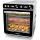 Arendo – Dörrautomat Edelstahl mit 8 Edelstahlgitter – 700 W – 35°-85°C – 8 Edelstahl Einlegetabletts mit insgesamt 6700 cm² – Dörrgerät Dehydrator Obsttrockner Dörrapparat – Obst Fleisch Pilze uvm