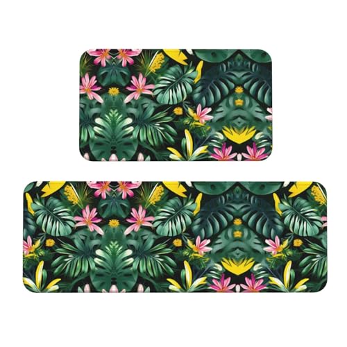 Tapis de cuisine antidérapants et confortables lot de 2 grand format - 2