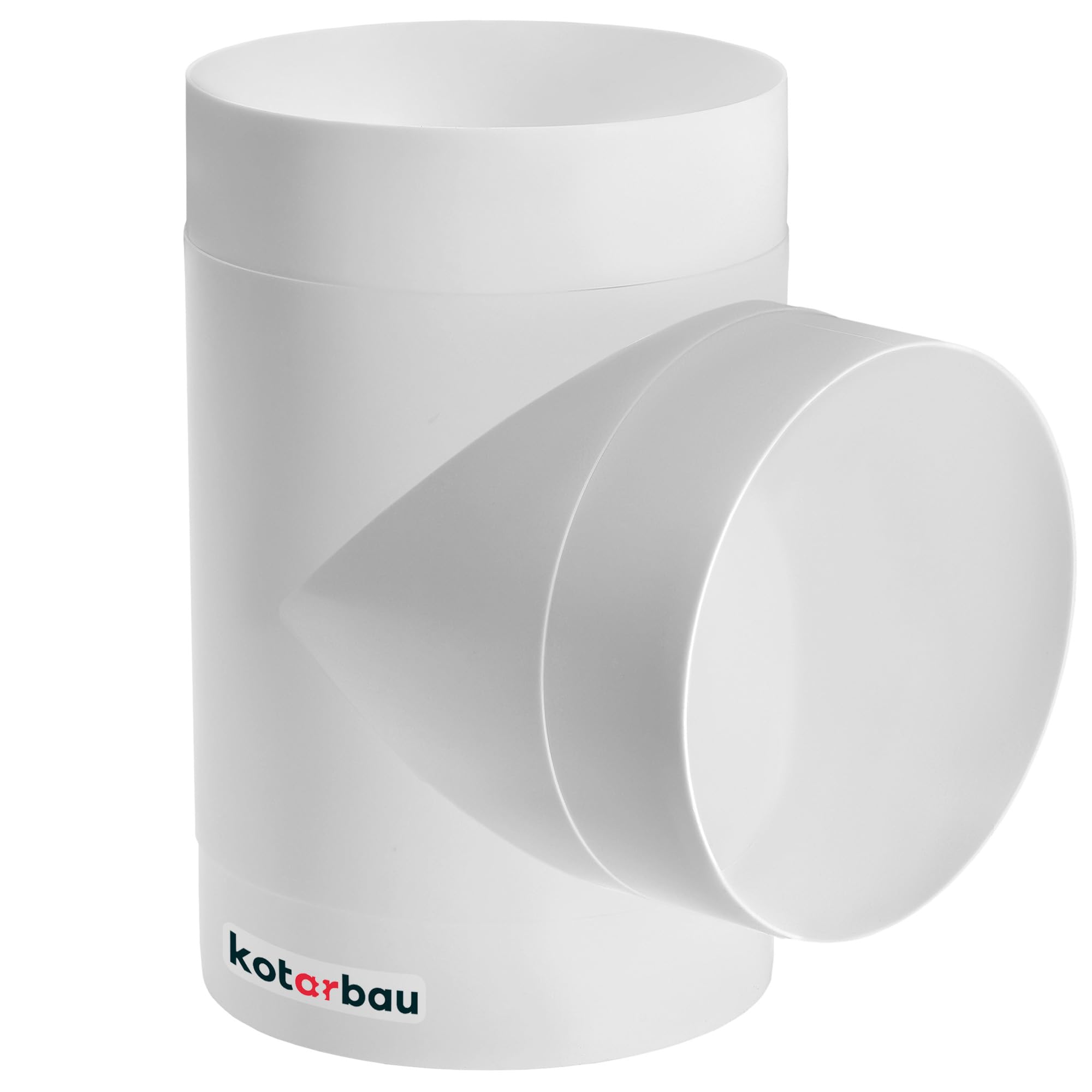 KOTARBAU® Raccord T pour systèmes de ventilation Ø 150 mm en tuyau de ventilation ABS pour conduits de ventilation - Raccord tubulaire à trois voies