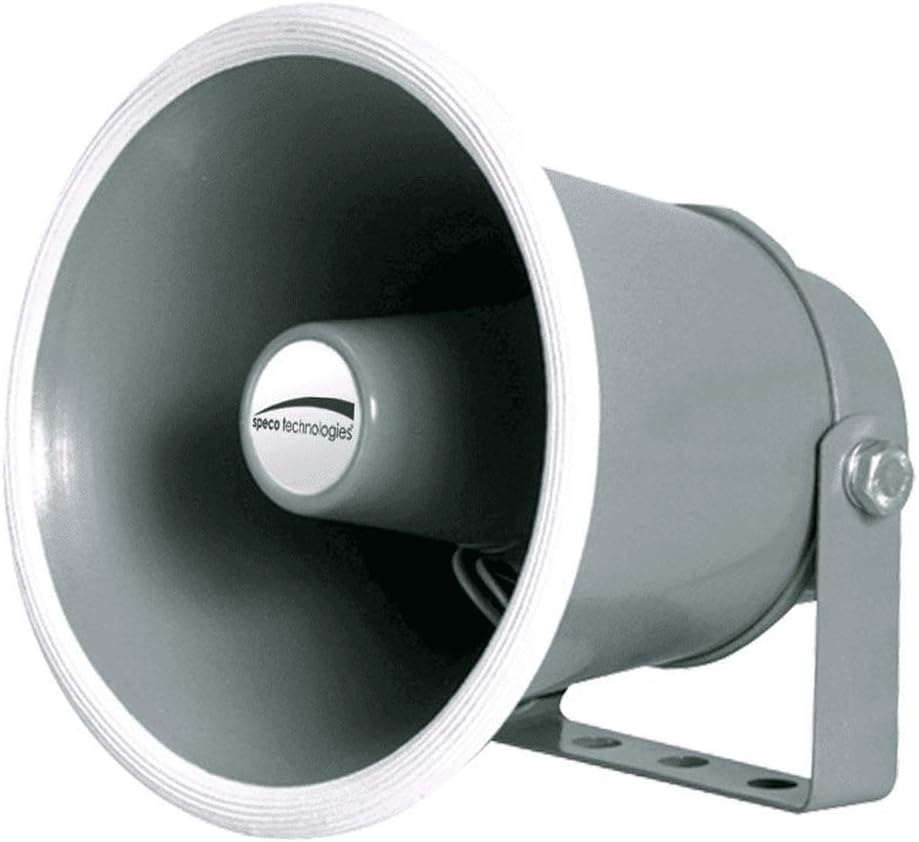 SPC104 - Aftermarket Replacement Speco 6 Inch Weather-Resistant Aluminum Horn - 4 Ohms Compatible with Speco Tech