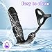Xaidoll APP-Controlled Thrusting Anal Stimulator – 3-in-1 Prostate Massager, Vibrating Cock Ring & Butt Plug with 6 Vibration & 6 Stretching Modes – Soft Silicone, Discreet Packaging