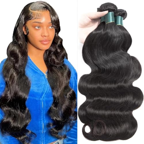 Superfect Human Hair Bundles 24 26 28 Inch Body Wave