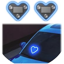 Car Ambient Atmosphere Mood Light for Kia Mohave HM 2008 2009 2010 2011 2012 2013 2014 2015 2016 2017 2018 2019 Heart Shaped Neon LED as Triangle Window Accent Light Romantic Interior Decor Gift