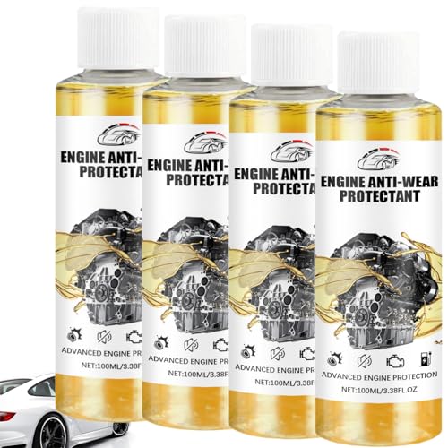 Peehss Anti-Wear Engine Treatment Oil Additive, Engine Anti-Wear Protectant, Highly Effective Engine Anti-Wear Protectant, Rouvenor Engine Protective Agent, Antiwear Protectant for Engines (4pcs)