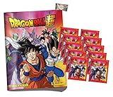 dragon ball z warriors sticker album 1 Sammelalbum ★ Panini Dragon Ball Super Sticker (2020) - 1 Album + 10 Tüten - Dragon Ball Sammelsticker + stickermarkt24de Gum