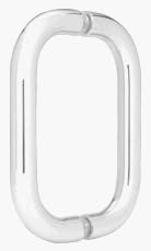 CRL 8" Brushed Nickel Back-To-Back Solid Brass 1" Diameter Pull Handles