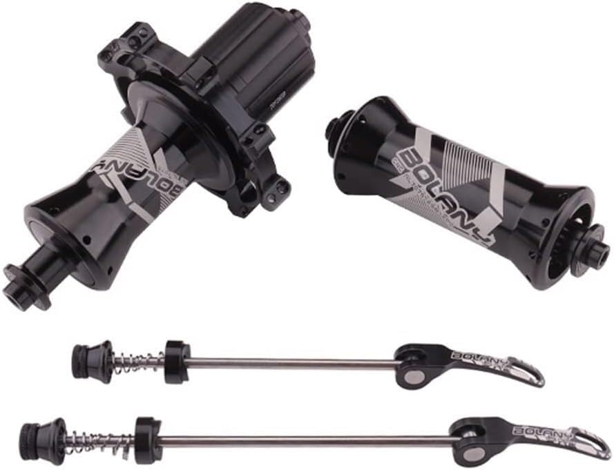 MDybf Set di mozzi for Cuscinetti for Bicicletta Mozzi for Bici da Strada 20/24 Fori Guarnizione a Tirante Dritto QR Anteriore 100mm Posteriore 130mm HG