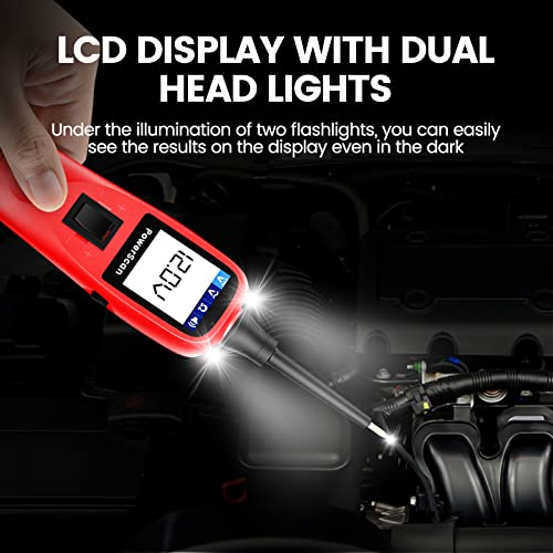 Autel® Powerscan PS100 Power Circuit Probe Tester, Automotive 12V 24V Electrical Car System Diagnostic Circuit Tester, AC DC Resistance Voltage, Short Finder, Continuity/Probe/Signal Test - Image 7