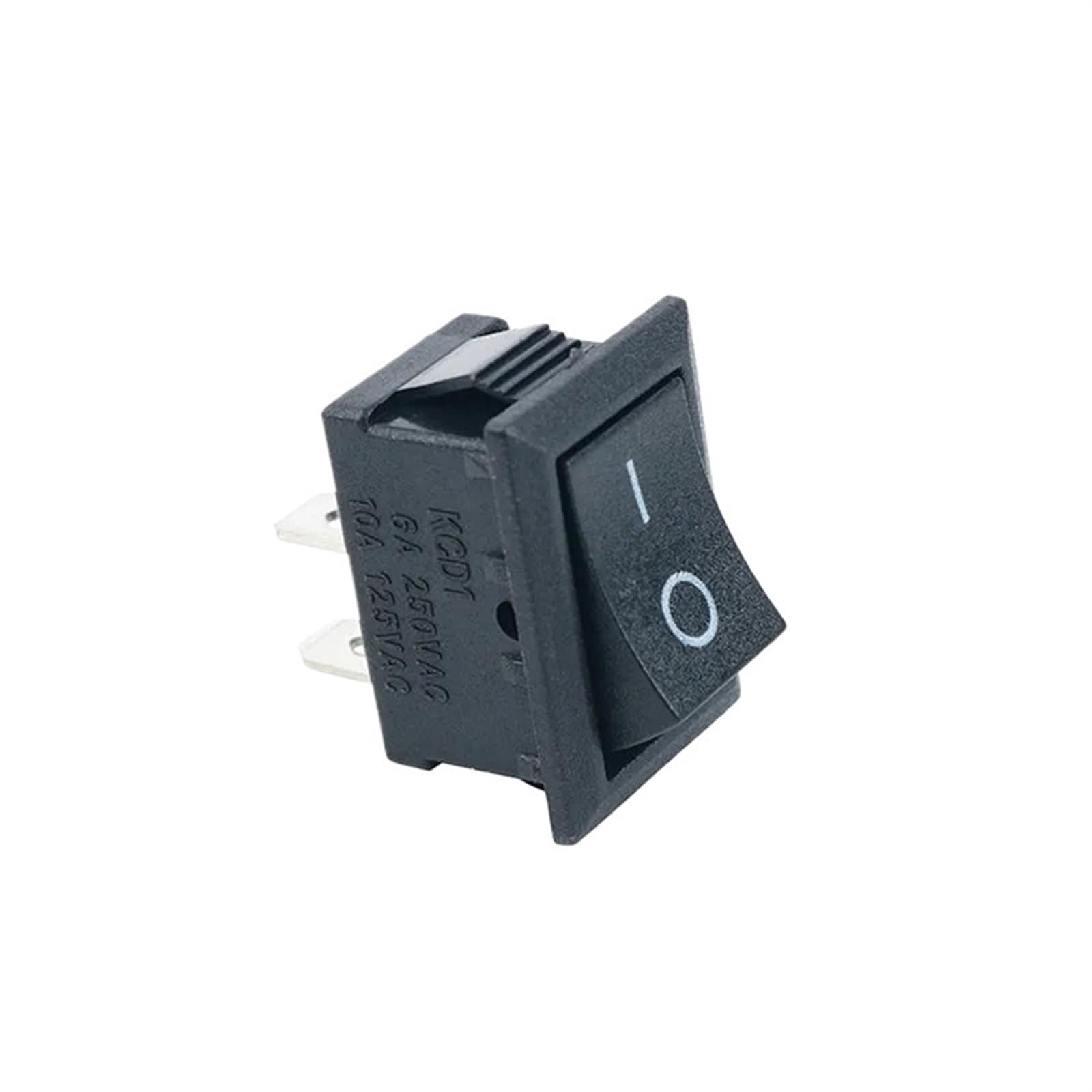 5 sztuk przełączników przyciskowych 10 x 15 mm SPST 3-biegunowy 3 A 250 V KCD11 Snap-In-wł./wył. mini przełącznik kołyskowy 10 mm x 15 mm czarny, czerwony i biały (WHITE)