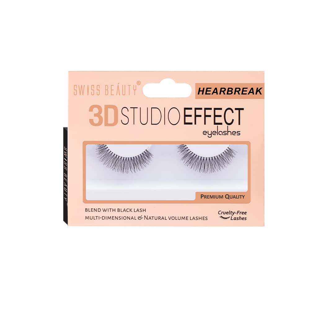 Swiss Beauty Eyelashes 3D Studio Effect SB-EG-01, Heart-Break