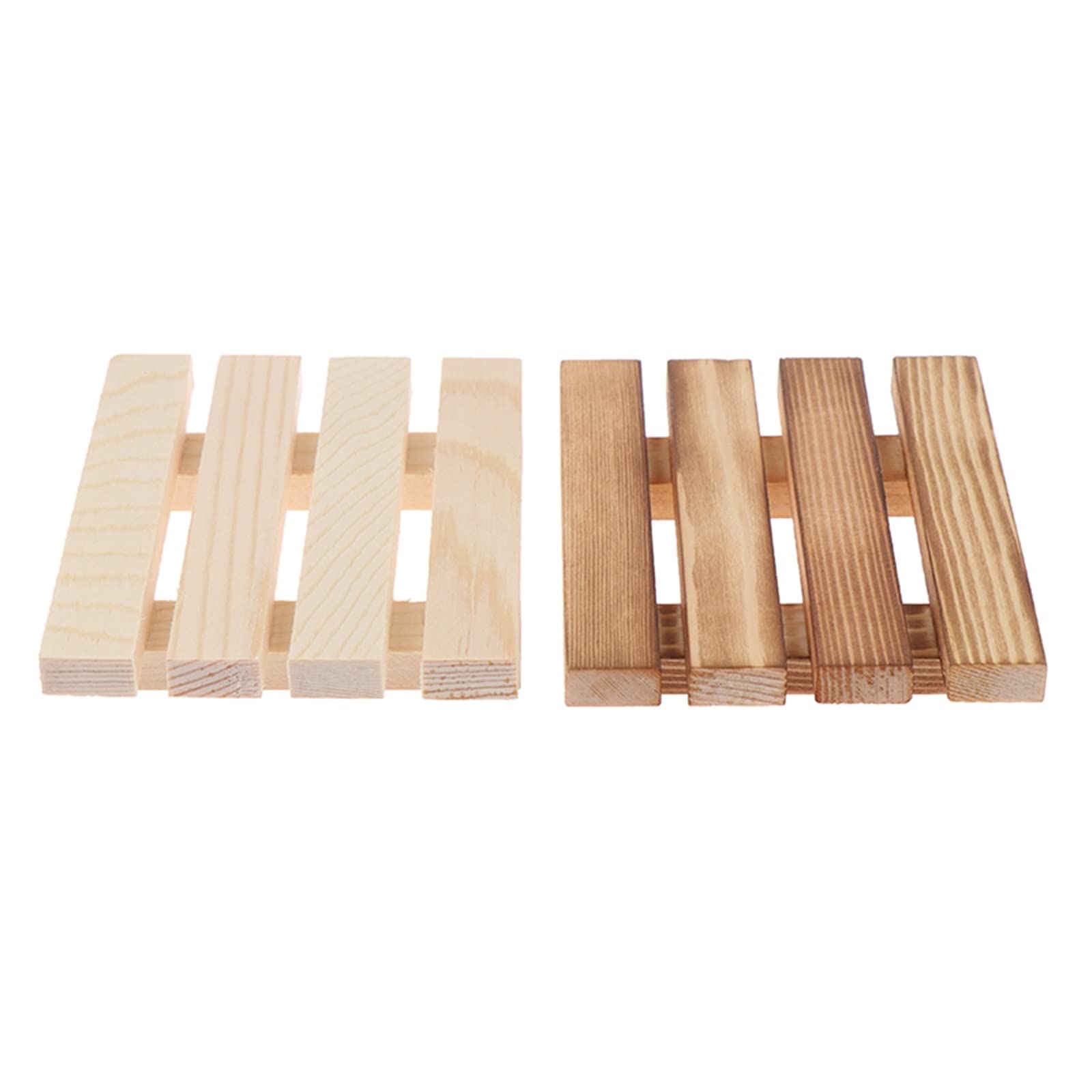 JINGYAN Mydelniczki Wooden Soap Tray Rack For Storing(Light Grey)