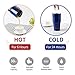 Stainless Steel Tumbler 30oz - Vacuum Insulated Tumbler Coffee Cup Double Wall Large Travel Mug with Lid, Straw, Brush, Gift Box Set (Blue, 30oz-1 Pack)
