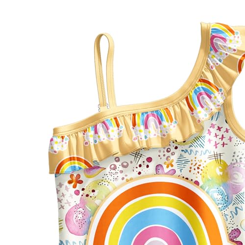 LQSZ One Piece Girls' Swimsuit Bathing Suits Summer Swimwear Age 2-123