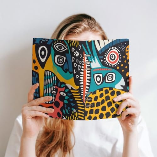 Carnet de notes A5 rechargeable motif animal multicolore