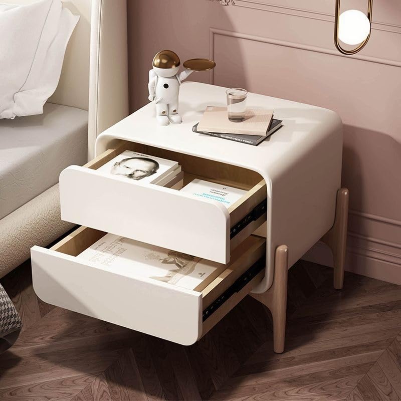 Table d'appoint à 2 tiroirs pour petits espaces et chambre à coucher