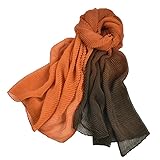 Écharpe imprimée pour femme : super douce, confortable et sans accroc.Un accessoire parfait pour le printemps, l'été, l'automne et l'hiver, passant en toute transparence du jour à la nuit.