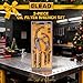 ELEAD Adjustable Oil Filter Wrench Set - 9