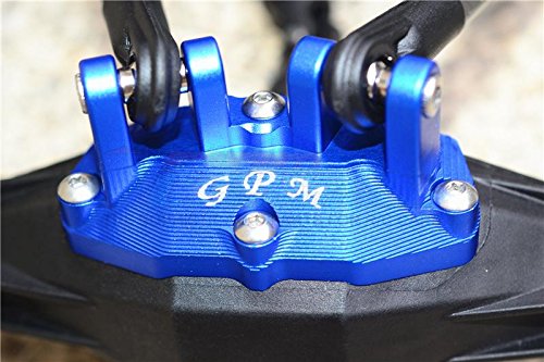 GPM Aluminium Mount For Upper Gearbox Rear Upper Suspension Links LOSI 1:6 Super Baja Rey 4X4 / Super Baja Rey 2.0 / Super Rock Rey V2 / Super Baja Rey BND Upgrades - Grey Silver