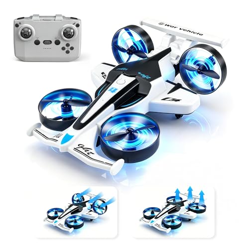 Image of BRRRRT Remote Control Airplane，360 Flip and with Drift Tires, Land and air Capable RC Airplane