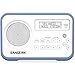 Produktbild Sangean DPR-67 DAB+ UKW Tragbares Radio, Tischenradio, Radiorekorder -Blau/Weiß