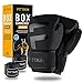 FITTAIN Guantes de boxeo profesionales – Malla transpirable – Talla 20 – Con vendajes – Forma óptima de la mano – Cierre de velcro – Para entrenamiento de boxeo, kickboxing